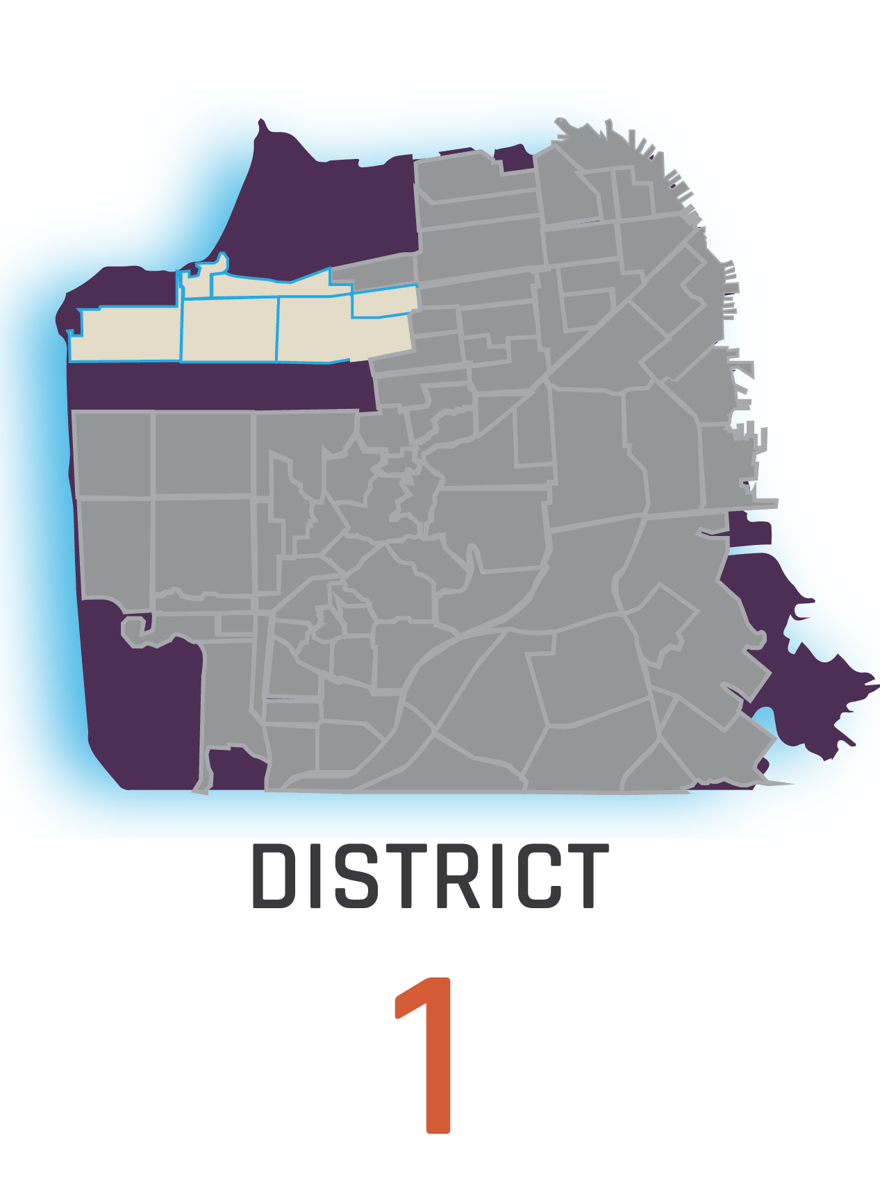 San Francisco MLS District 1 map