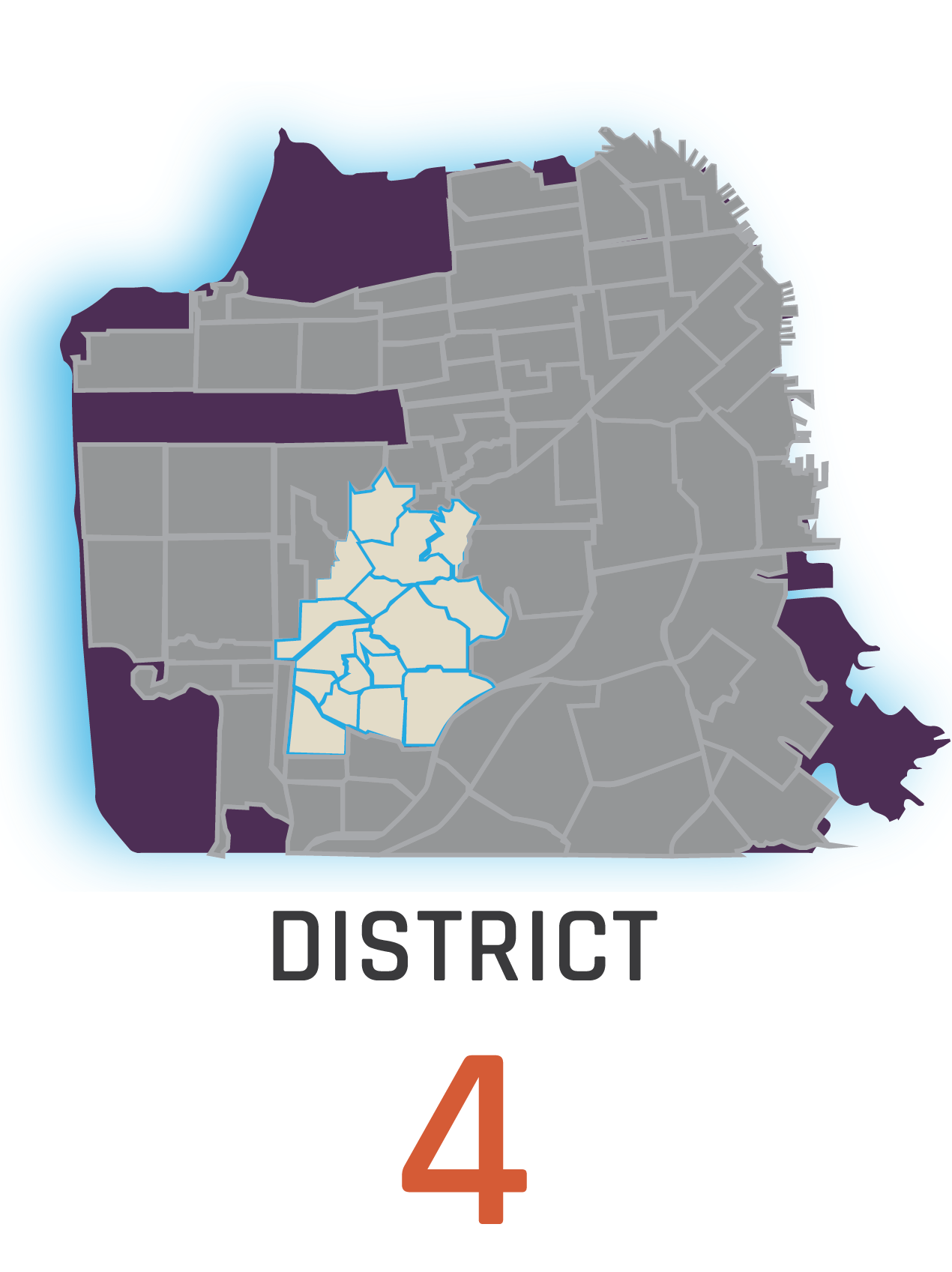 San Francisco MLS District 4 map