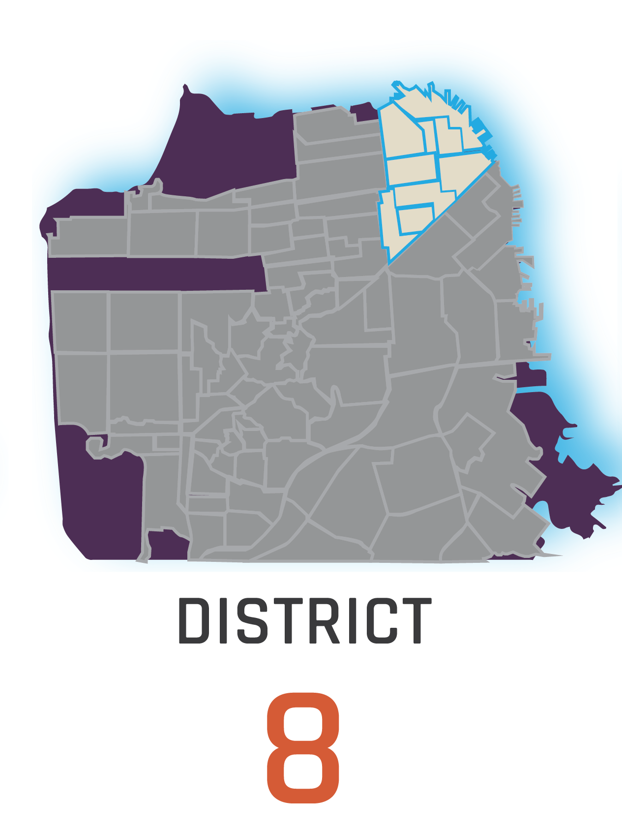 San Francisco MLS District 8 map
