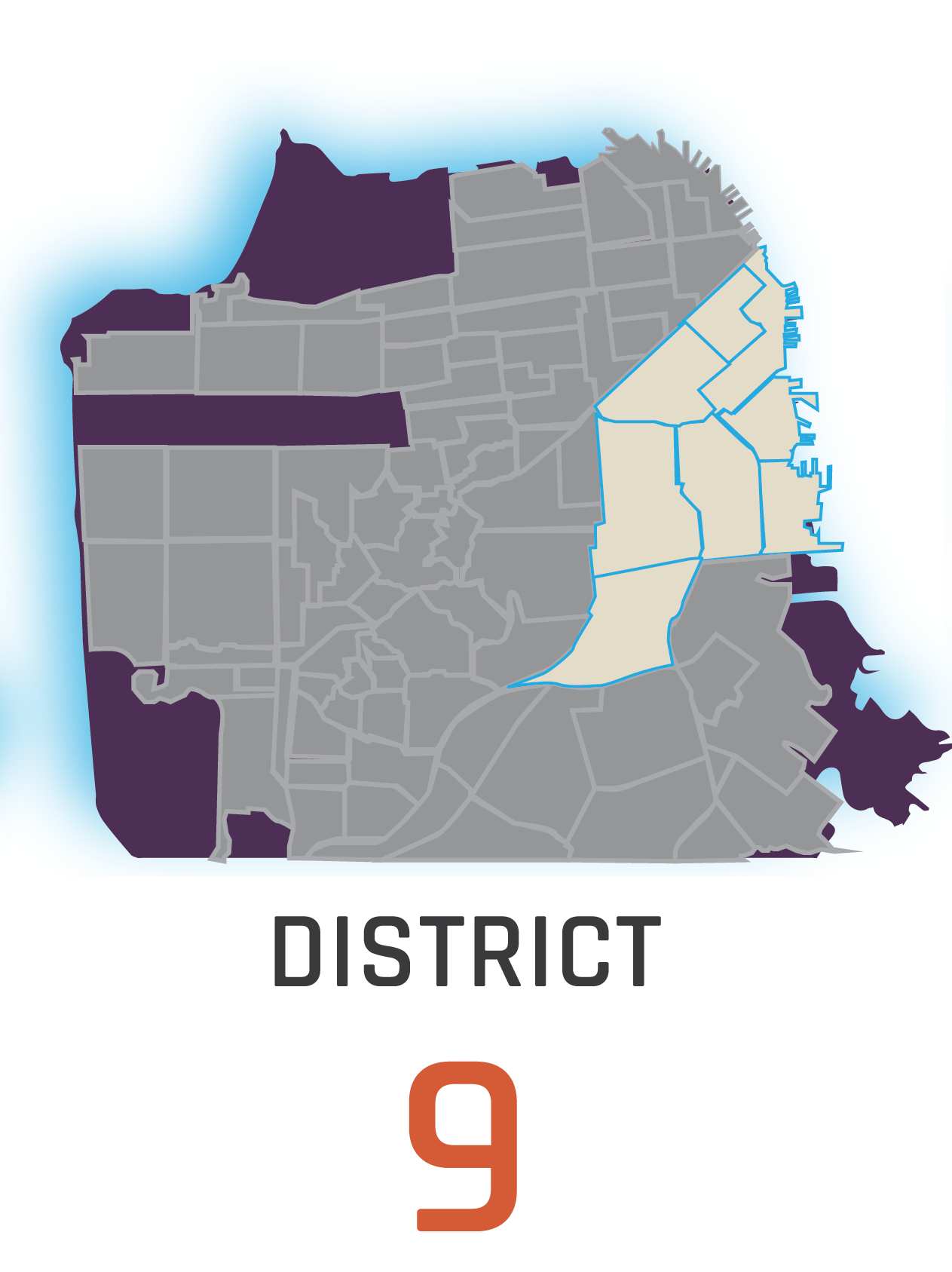 San Francisco MLS District 9 map