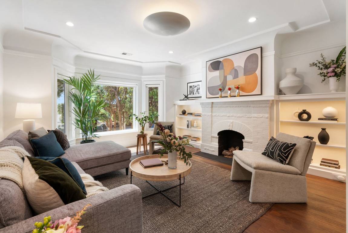 Living room at 758 Monterey Boulevard