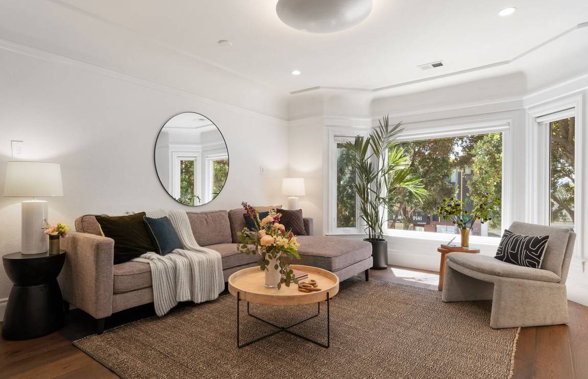 Living room at 758 Monterey Boulevard