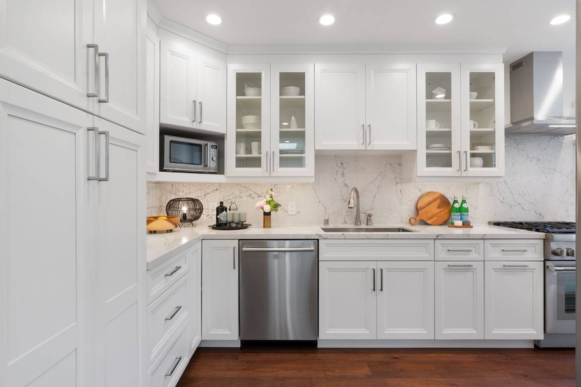 Kitchen cabinetry and counters at 758 Monterey Boulevard